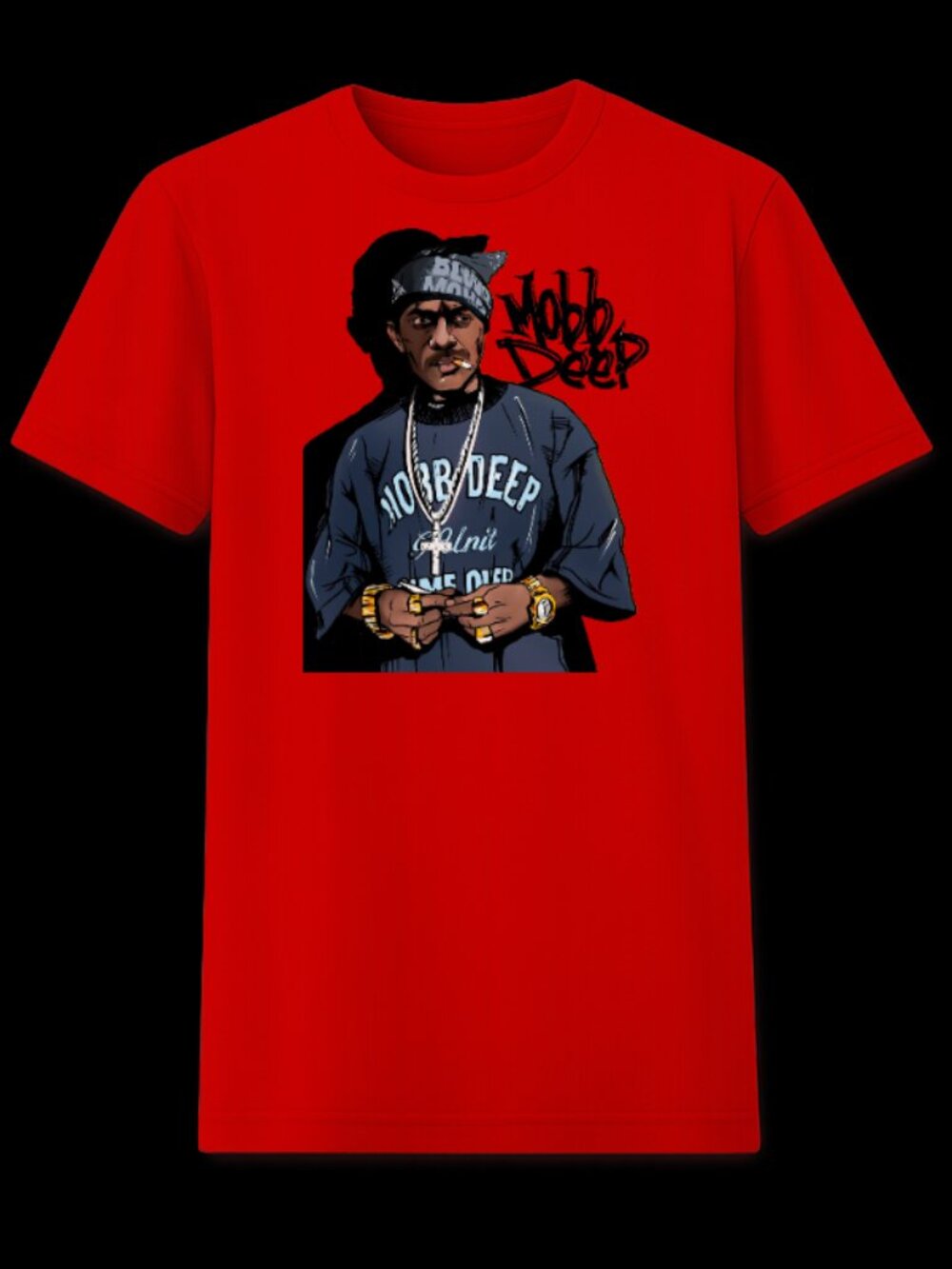 Men 3x Red Prodigy from Mobb Deep T-shirt.